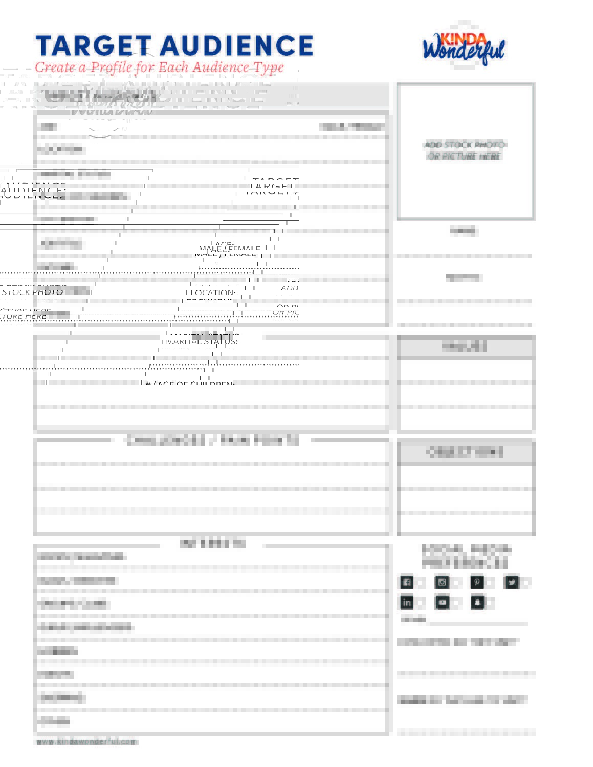 Target Audience Worksheet